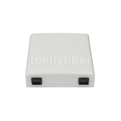 86 نوع FTTH Faceplate Box SC APC SC UPC خروجی دیواری فیبر نوری 2 پورت