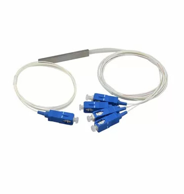 فشرده 1 × 2 فیبر نوری PLC Splitter کم ضایعات ورودی