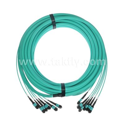 MPO/MTP Patchcord کابل اصلی ۷۲ هسته ای SM/MM فابر نوری برای مرکز داده AI FTTX
