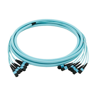 MPO/MTP Patchcord کابل اصلی ۷۲ هسته ای SM/MM فابر نوری برای مرکز داده AI FTTX