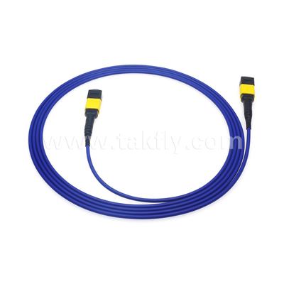 مرکز داده FTTX کابل فیبر نوری MPO Patch Cord MTP Trunk Cable زره دار SM MM Jumper