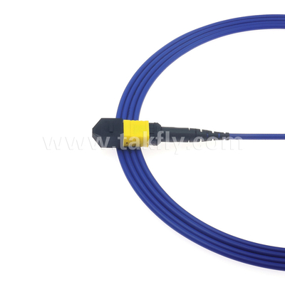 مرکز داده FTTX کابل فیبر نوری MPO Patch Cord MTP Trunk Cable زره دار SM MM Jumper