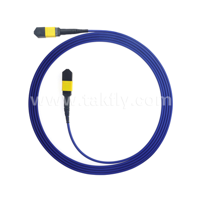 مرکز داده FTTX کابل فیبر نوری MPO Patch Cord MTP Trunk Cable زره دار SM MM Jumper