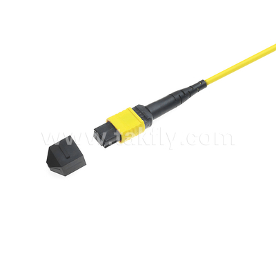 مرکز داده FTTX کابل فیبر نوری MPO Patch Cord MTP Trunk Cable زره دار SM MM Jumper