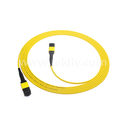 مرکز داده FTTX کابل فیبر نوری MPO Patch Cord MTP Trunk Cable زره دار SM MM Jumper