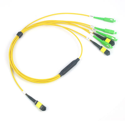 MPO/MTP Patchcord Cable Fanout Splitter SC/LC/FC/ST/MPO فیبر نوری برای مرکز داده AI FTTx مخابرات