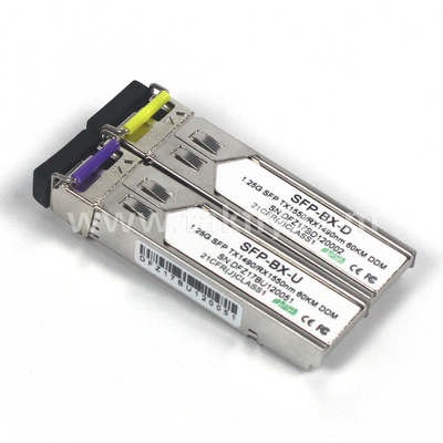 1.25Gbps SFP دو جهت گیرنده MMF 2KM Reach Tx1310nm/Rx1550nm