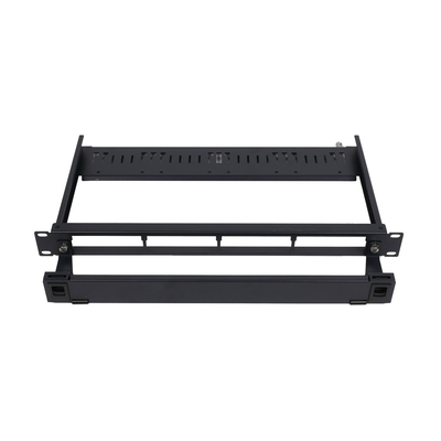 1U راک مونت MPO-LC پانل آداپتور کیست با 96F فیبر شمارش اندازه 430 * 338.5 * 43.6mm