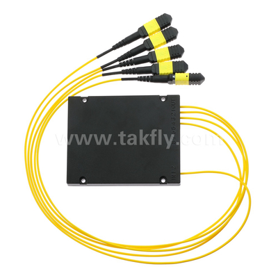 کابل فیبر نوری MPO/MTP SM/MM PLC Splitter 1x4 برای مرکز داده FTTX