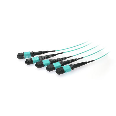 فیبر نوری MPO/MTP Fanout Cable PLC Splitter 1x4 SM/MM Fiber Optic for Data Center FTTX