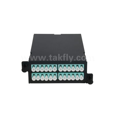 1U Rack Mount 24F MPO-LC پانل پیچ MTP چگالی بالا 96F برای مرکز داده