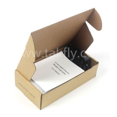 10G Unmanaged Fiber Media Converter با اتصال کامل/نیم دوپلکس و ST/SC