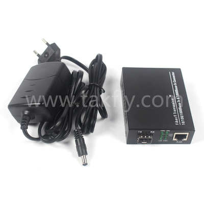 10G Unmanaged Fiber Media Converter با اتصال کامل/نیم دوپلکس و ST/SC