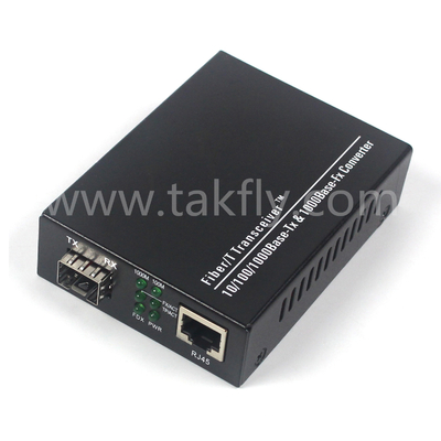 10G Unmanaged Fiber Media Converter با اتصال کامل/نیم دوپلکس و ST/SC