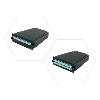 کاست مدیریت پچ پنل MPO/MTP کاست فیبر نوری قابل لغزش برای کابل کشی مرکز داده FTTX