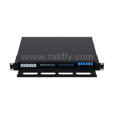 نوع قابل تنظیم فیبر نوری MPO کاست MTP Patch Panel Slidable برای مرکز داده FTTX