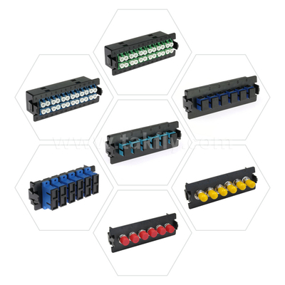 نوع قابل تنظیم فیبر نوری MPO کاست MTP Patch Panel Slidable برای مرکز داده FTTX