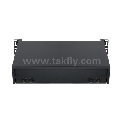 نوع قابل تنظیم فیبر نوری MPO کاست MTP Patch Panel Slidable برای مرکز داده FTTX