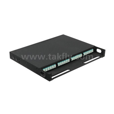 MPO/MTP مدیریت پنل پچ کاست فیبر نوری برای مرکز داده FTTX مخابرات