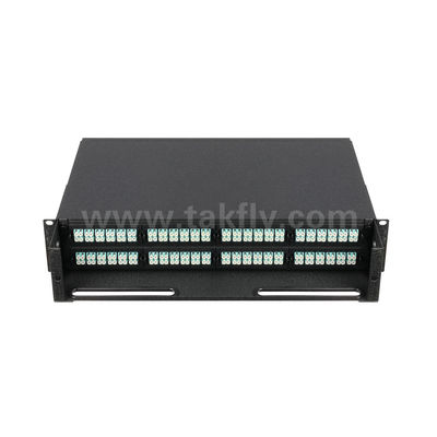 MPO/MTP مدیریت پنل پچ کاست فیبر نوری برای مرکز داده FTTX مخابرات