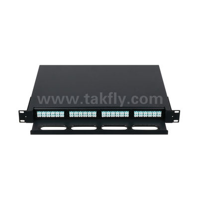کاست مدیریت پچ پنل MPO/MTP کاست فیبر نوری قابل لغزش برای کابل کشی مرکز داده FTTX