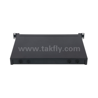 فایبر نوری MPO کاست MTP پیچ پانل آلومینیوم آلیاژ مدیریت نوع کششی برای مرکز داده FTTX