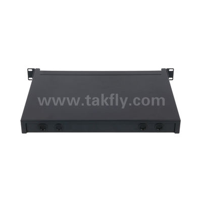 مدیریت پانل پیچ MPO / MTP کاست آلومینیوم آلیاژ نوع کششی فیبر نوری برای مرکز داده FTTX کابل کشی