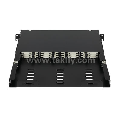 MPO Patch Panel MTP Cassette 144 هسته فیبر نوری با چگالی بسیار بالا برای مرکز داده FTTX