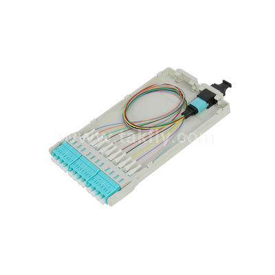 MPO Patch Panel MTP Cassette 144 هسته فیبر نوری با چگالی بسیار بالا برای مرکز داده FTTX