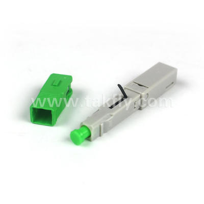 SC/APC Field Installable Fast Connector Embedded-APC برای حالت فیبر پلاستیکی OM1 62.5/125μm