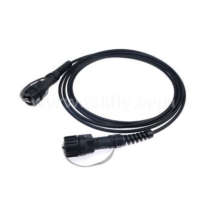 MPO/MTP Patch Cord Waterproof Trunk Cable ODVA-MPO/MTP SM/MM پرنده برای مرکز داده FTTX