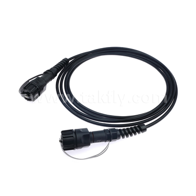 SM/MM MPO Patch Cord MTP Trunk Cable ODVA-MPO/MTP پرنده ضد آب برای مرکز داده FTTX