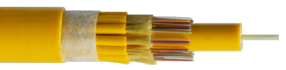 LSZH پوشش 2-144 هسته کابل های مینی نوری با شعاع خم 20D / 15D