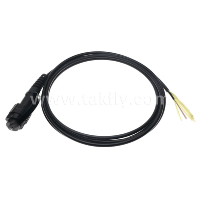 SM/MM MPO Pigtail Patch Cord MTP Trunk Cable ODVA-MPO/MTP ضد آب برای مرکز داده FTTX