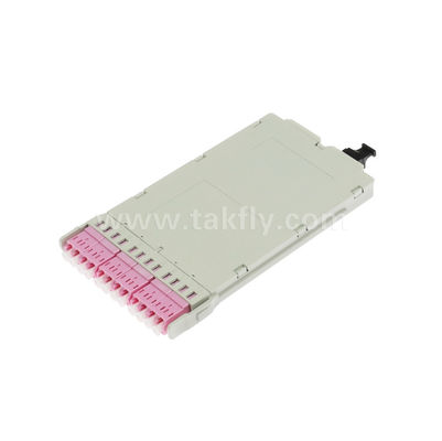 ماژول کاست MPO/MTP از پیش پایان یافته فیبر نوری MPO/MTP-LC 12C برای مرکز داده FTTX