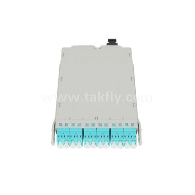 ماژول کاست MPO/MTP از پیش پایان یافته فیبر نوری MPO/MTP-LC 12C برای مرکز داده FTTX