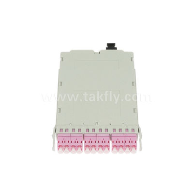 ماژول کاست MPO/MTP از پیش پایان یافته فیبر نوری MPO/MTP-LC 12C برای مرکز داده FTTX