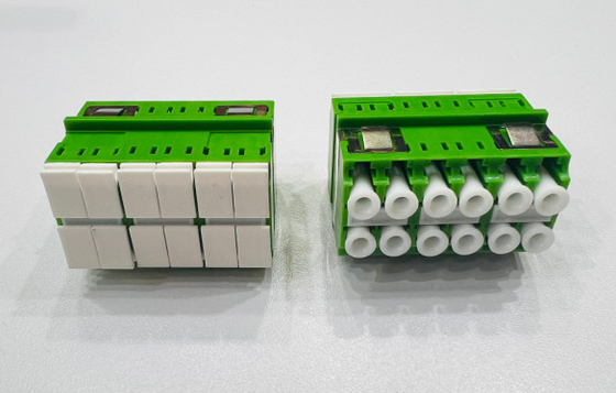 12 پورت High Density LC Adapter Single Mode و Multimode برای شبکه