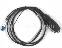 فولکس-دی ال سی سیم پیچ فیبر ضد آب برای LTE LSZH مواد پوشش بیرونی قطر کابل 5.0mm