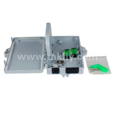 FTTx 2-Port Termination Box برای کابل فیبر نوری ضد آب و ضد گرد و غبار