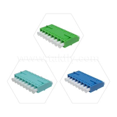 آداپتور فیبر نوری کابل کوپلر LC APC/UPC SM/MM Simplex/Duplex/Quad/6 راه/8 راه برای مرکز داده FTTH