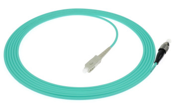 3.0mm SC-FC سیم پیچ فیبر نوری ساده/دوپلکس برای اتصال بی سیم در محیط های خشن
