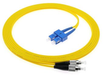 3.0mm SC-FC سیم پیچ فیبر نوری ساده/دوپلکس برای اتصال بی سیم در محیط های خشن