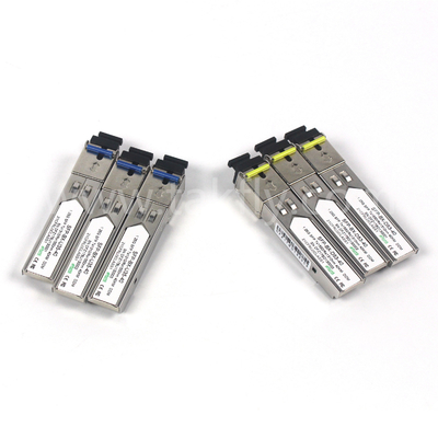 1.25G SFP BIDI ماژول گیرنده نوری Tx1310/Rx1550nm 40KM SMF DDM LC CISCO JUNIPER HUAWEI سازگار
