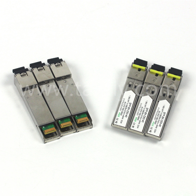 1.25G SFP BIDI ماژول گیرنده نوری Tx1550/Rx1310nm 40KM SMF DDM LC CISCO JUNIPER HUAWEI سازگار