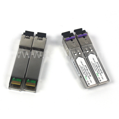 1.25G SFP BIDI OPTICAL TRANCEIVER MODULE Tx1490/Rx1550nm 80KM SMF DDM LC CISCO JUNIPER HUAWEI سازگار