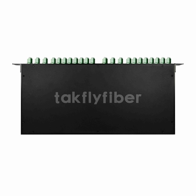 16CH DWDM MUX DEMUX با مانیتور و پورت گسترش 1625nm OTDR و EDFA