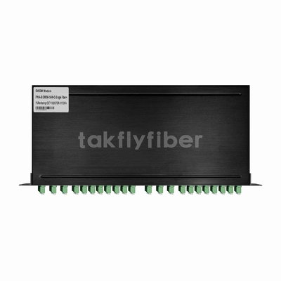 16CH DWDM MUX DEMUX با مانیتور و پورت گسترش 1625nm OTDR و EDFA
