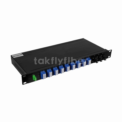 1U 19inch Rack Mount WDM 1x72 CATV PLC Splitter برای برنامه GPON