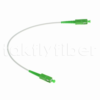 مقاوم در برابر جوندگان G657A2 SC APC فیبر نوری پیچکورد کابلی پنبه دار فیبر پیچک SM 3.0mm